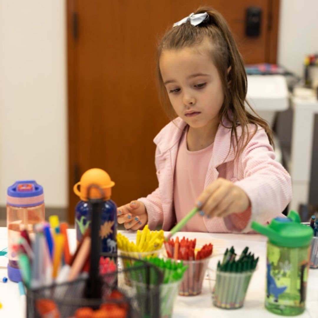 Girl painting